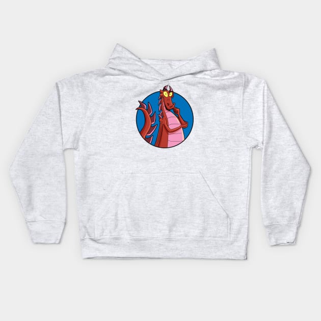 Ferragus Slackwyrm circle Kids Hoodie by Slack Wyrm